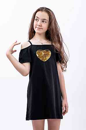 Сарафан літній для дівчаток підлітковий, малиновий, чорний топ Крохатушка одяг Київ