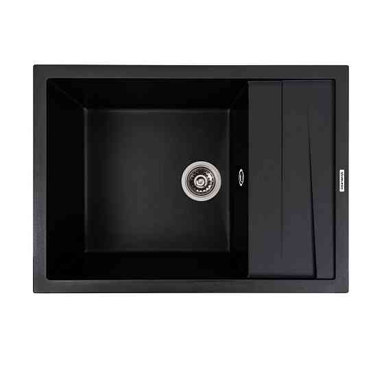 VALESO Кухонна мийка гранітна матова 7050 CASCADA VALESO чорна Коломия