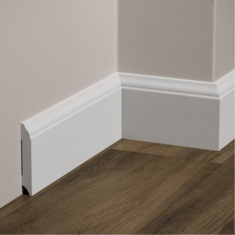 Плінтус з дюрополімеру GRANT DECO DSK-10015-1 (100 мм*15 мм) 2,4 м Киев - изображение 1