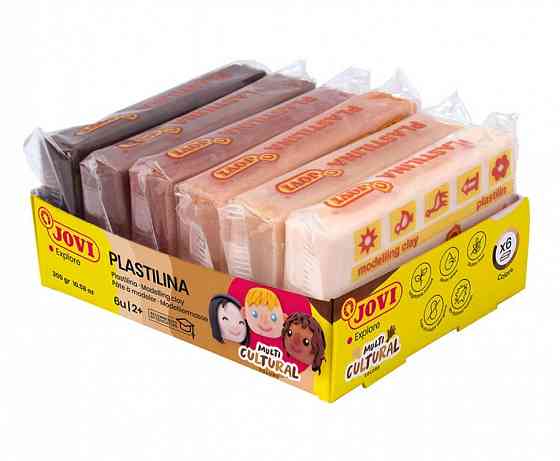 Пластилін Jovi Multicultural 6 кольорів по 50г (70/6M) Киев