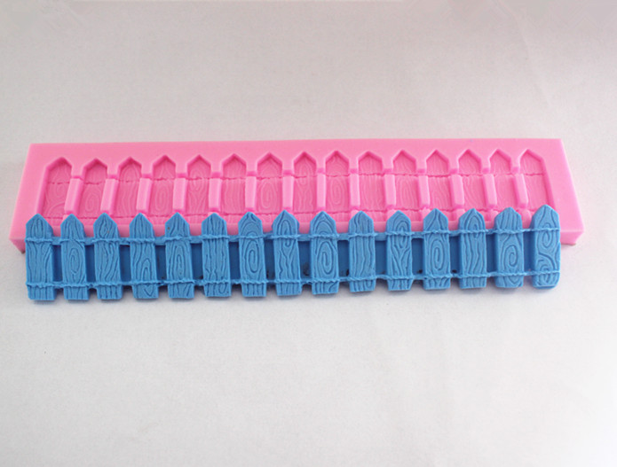 Молд силиконовый Забор 180 на 32 мм розовый Киев - изображение 8