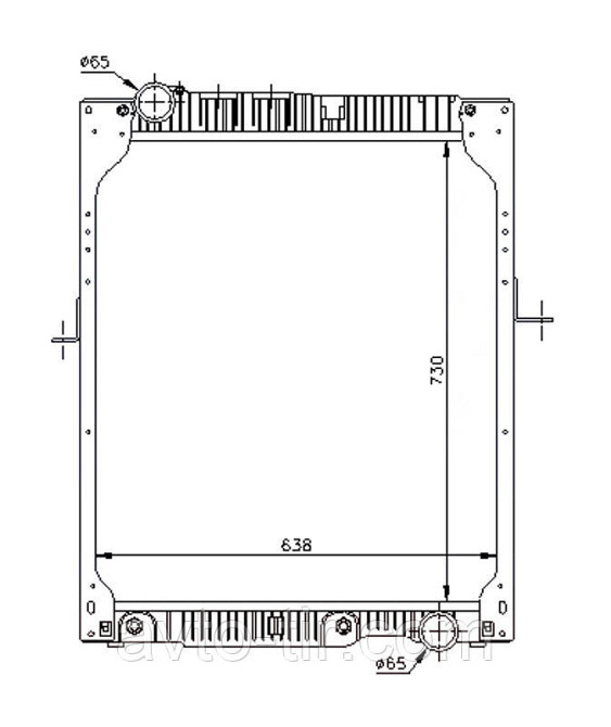 Радіатор із рамою MB NG/MK/SK  6555002103 6525014401 6525014501 6525016501 6555000103 6555000403 Луцьк - фото 2