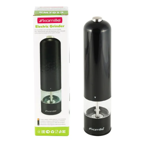 Млинок для спецій електричний 22*5,3см KAMILLE 7013 Житомир - изображение 4