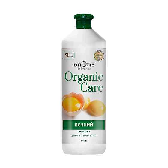 DALAS Шампунь для волосся Organic care "Яєчний" 900 г Гостомель