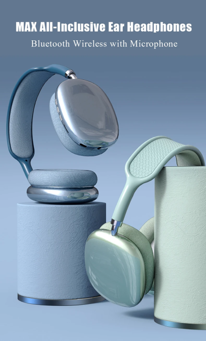 Безпровідні накладні навушники HOCO W35 Air Triumph сині Київ - фото 2