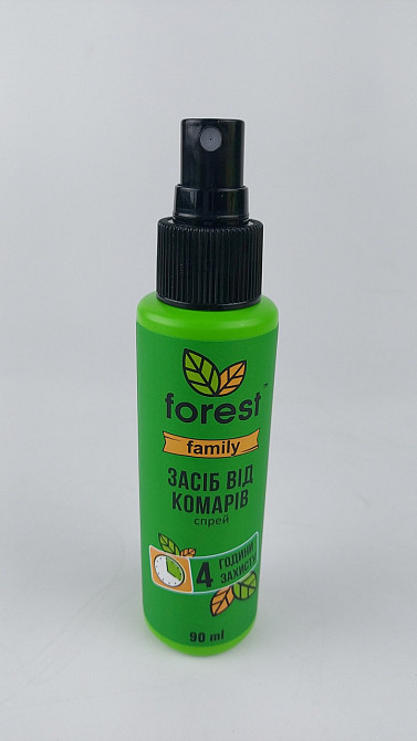 Спрей-репелент Forest Family 90 мл від комарів (1 шт.) Харків - фото 3