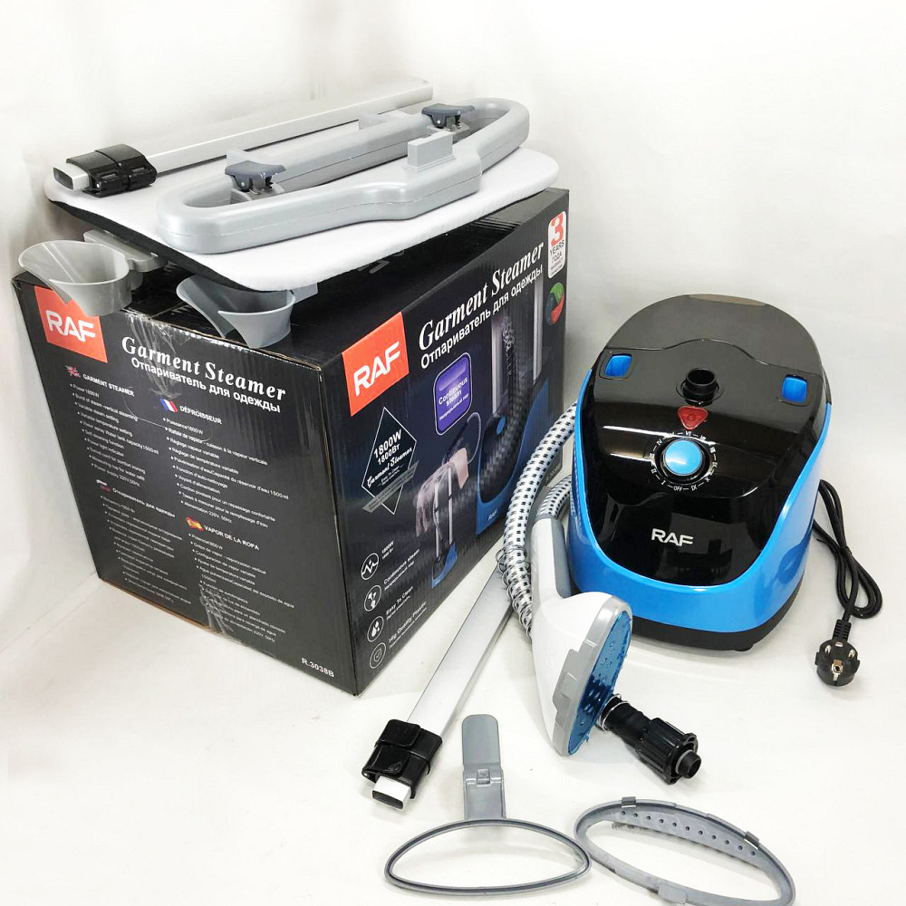 Отпариватель вертикальный для одежды со стойкой RAF R.3038 1800 W. YS-456 Цвет: синий Киев - изображение 5