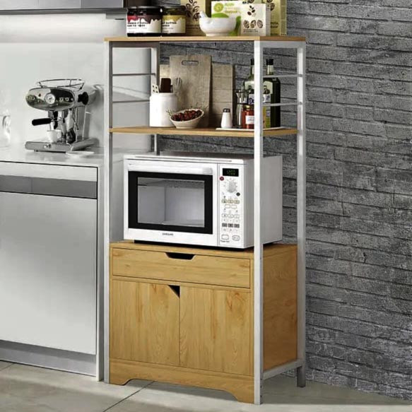 Стелаж кухонний "Хейден 3" зефір-сієна Миколаїв - фото 1