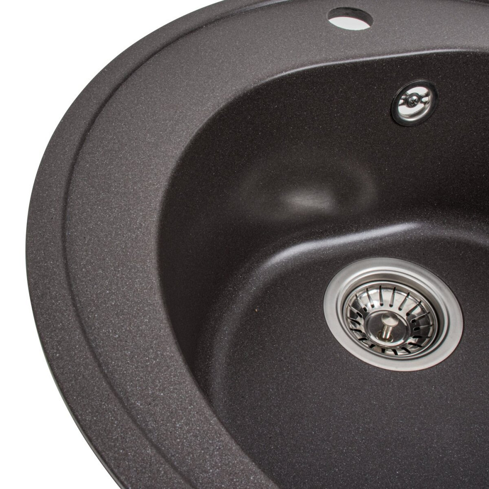 VALESO Гранітна мийка для кухні VALESO 510 LUNA матовая Гренадін Коломия - фото 8