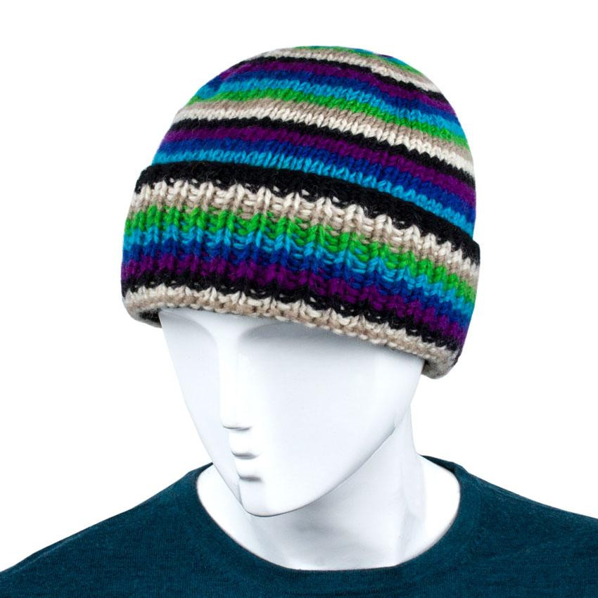 Шапка вязаная мужская шерстяная Киев - изображение 1