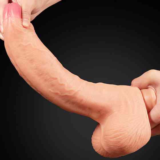 Фаллоимитатор - Dual-Layered Silicone Cock 11