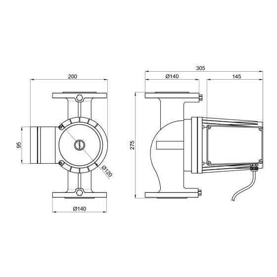 Насос циркуляционный для систем отопления Thermo Alliance LPA50-14-1000 Киев