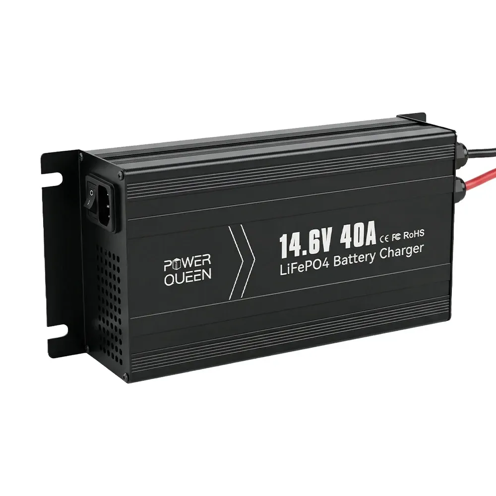 Зарядний пристрій для акумуляторних батарей LiFePO4 14.6V/40A Power Queen P12V40A-BCHA-Y (44-00529) Київ - фото 11