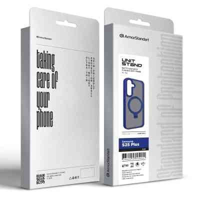 Чохол до мобільного телефона Armorstandart Unit Stand Samsung S25 Plus Blue (ARM82861) Вінниця