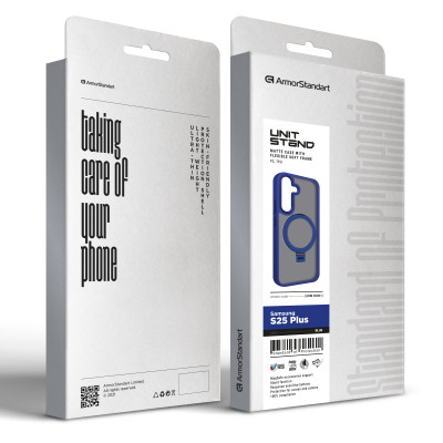 Чохол до мобільного телефона Armorstandart Unit Stand Samsung S25 Plus Blue (ARM82861) Вінниця - фото 2