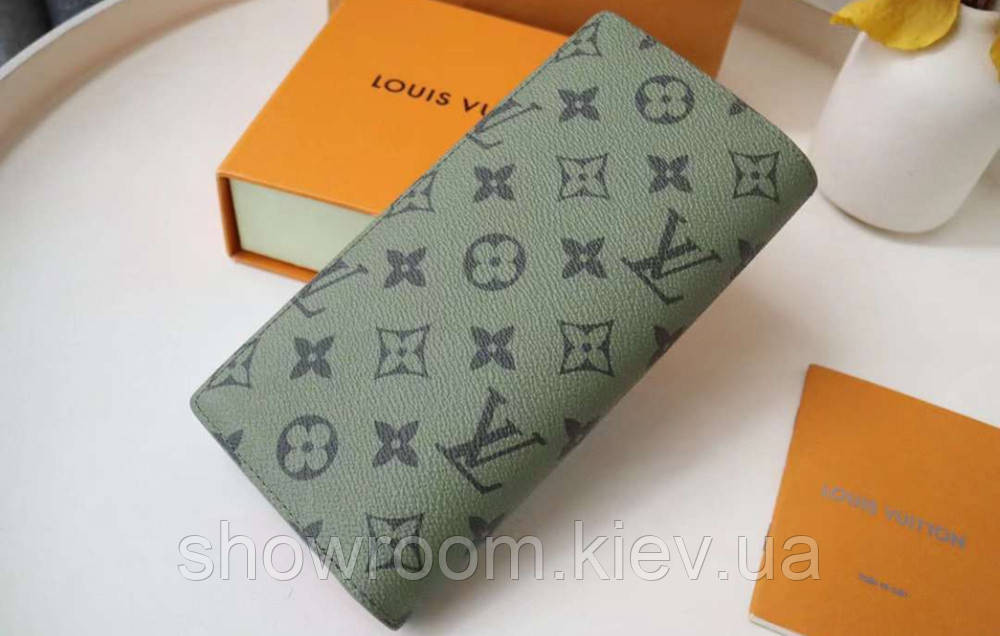 Мужской брендовый бумажник (82790) Lux green Киев - изображение 2