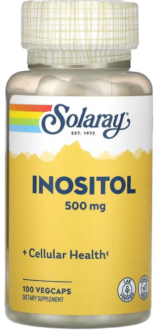 Инозитол Solaray Inositol 500 мг 100 вег капс Киев - изображение 1