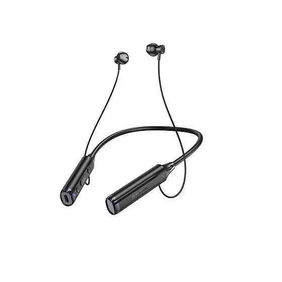 Наушники беспроводные BOROFONE BE64 Perfect шейный ободок Bluetooth, earphones, цвет черный BE64B Одесса