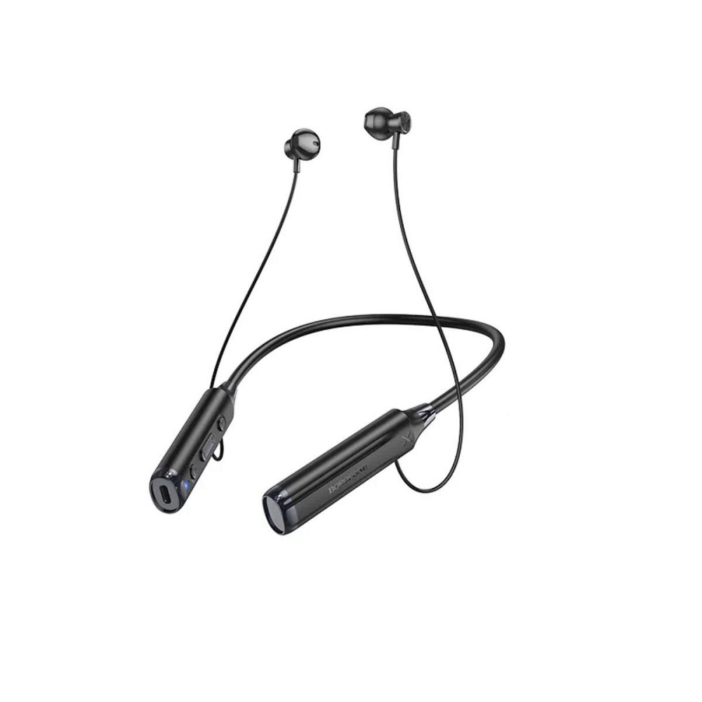 Наушники беспроводные BOROFONE BE64 Perfect шейный ободок Bluetooth, earphones, цвет черный BE64B Одесса - изображение 1