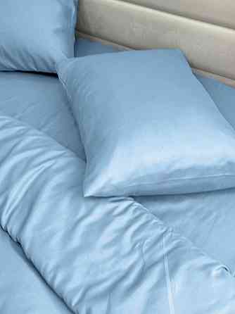 Ecotton Комплект постільної білизни Ecotton Євро 210х220 см однотонний блакитний Blue Коломия