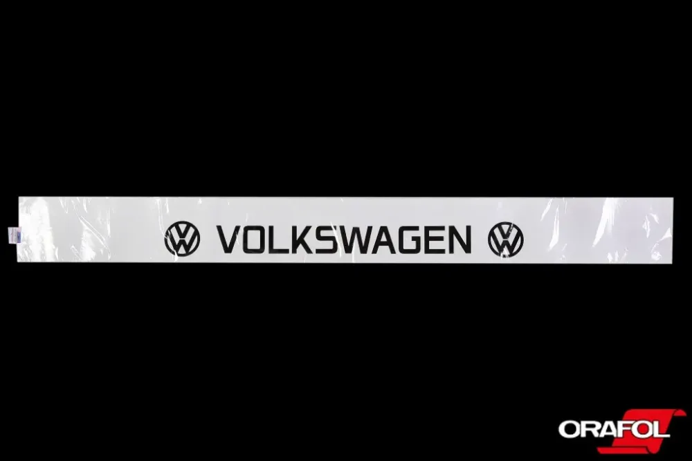 Наклейка на лобове скло 20*200см Volkswagen біла Автограф Вінниця - фото 1