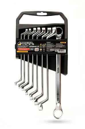 MASTERTOOL Ключі накидні MASTERTOOL COLD STAMPED набір 8 шт (6х7-20х22 мм) CrV 72-3208 Киев
