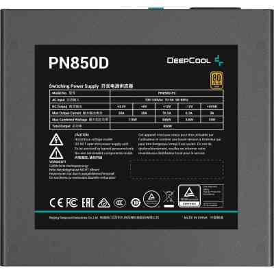 Блок живлення Deepcool 850W PN850D (R-PN850D-FC0B-EU) Вінниця