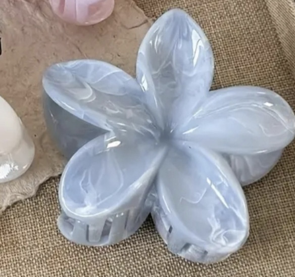 Заколка-крабік квітка Блакитний Смела - изображение 1