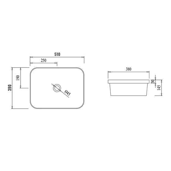 Раковина Qtap Scorpio 510х390х145 White QT1411K490WN Київ