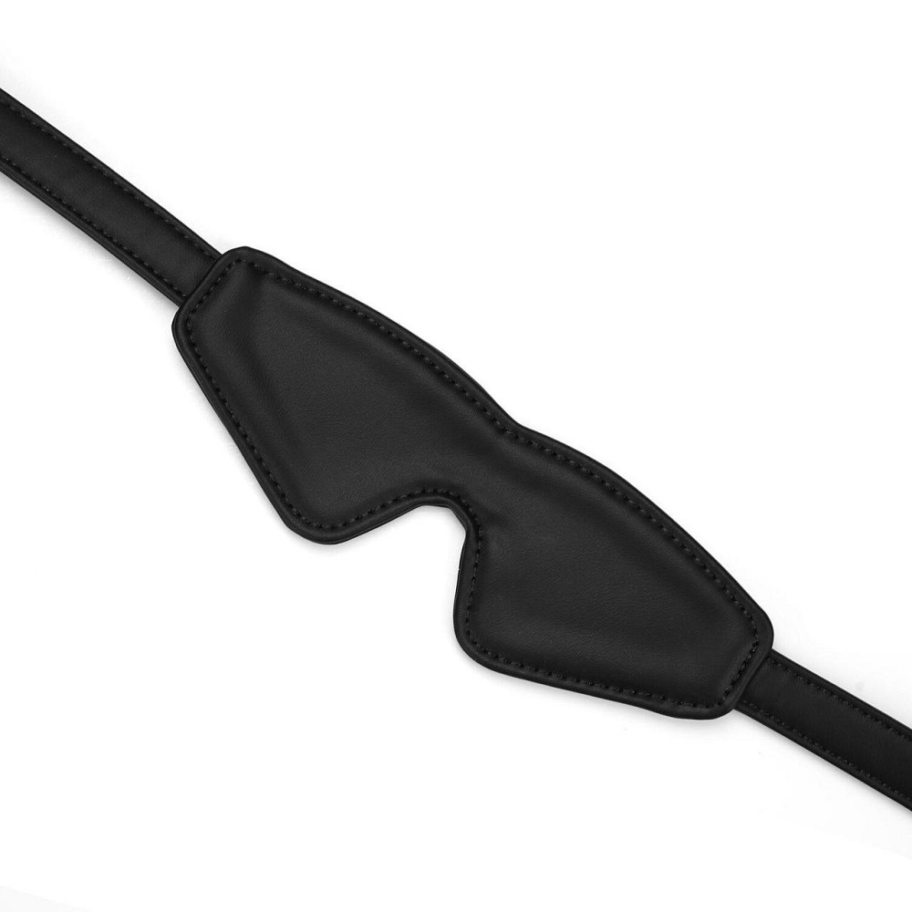 Маска на глаза Liebe Seele Black Organosilicon Blindfold, экокожа Sex Aura Киев - изображение 2