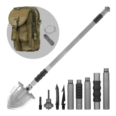 Тактична лопата 2E Mahura Steel Gray розбірна, 23в1, з сумкою у комплекті (2E-TSMTSF3-STGR) Вінниця - фото 9