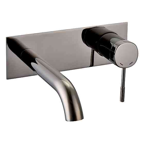 Змішувач для умивальника настінний IMPRESE BRENTA графітовий хром ZMK091908030 Київ