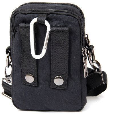 Сумка Vintage На пояс нейлон Чорна (20645) Вінниця - фото 6