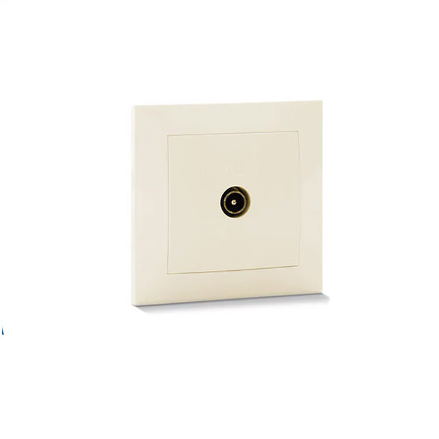 Розетка телевізійна прохідна Anestech (кремова) Вінниця - фото 1