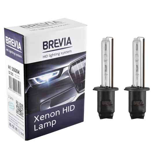 Ксенонова лампа Brevia H1 5000K, 85V, 35W P14.5s KET, 2шт Львів