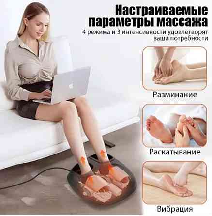 Масажер для ніг повітряно-компресійний та роликовий масаж з підігрівом GH-B 9030 Київ