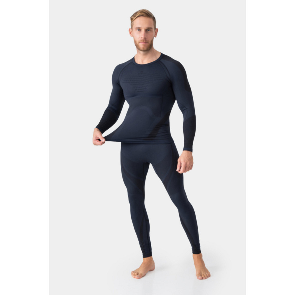 Термобелье мужское AVECS синий - 70512/23 Вишнёвое - изображение 12