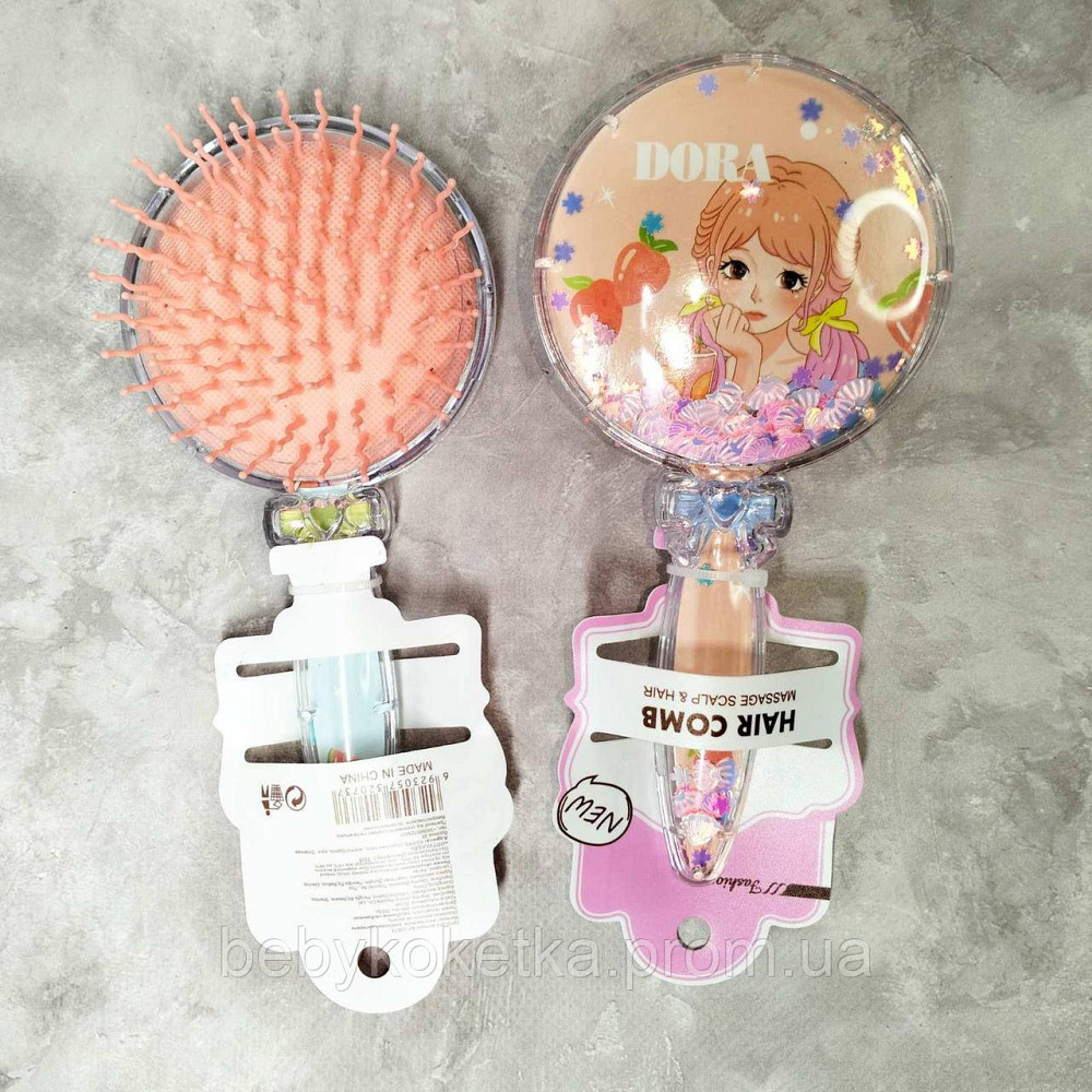 Щітка для волосся з паєтками Львів - фото 3