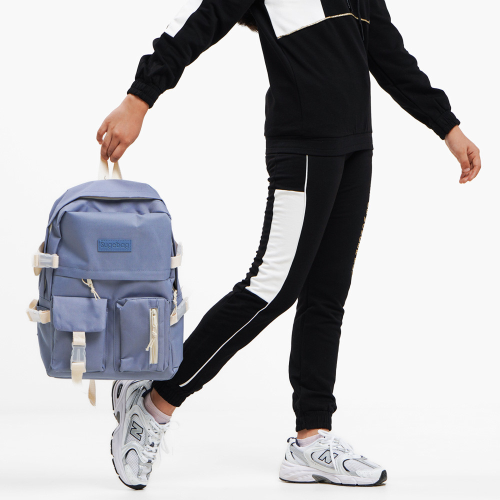 Набор школьный Рюкзак 40х29х12 см,Сумка,Шоппер,Пенал,Голубой SBR Киев - изображение 5