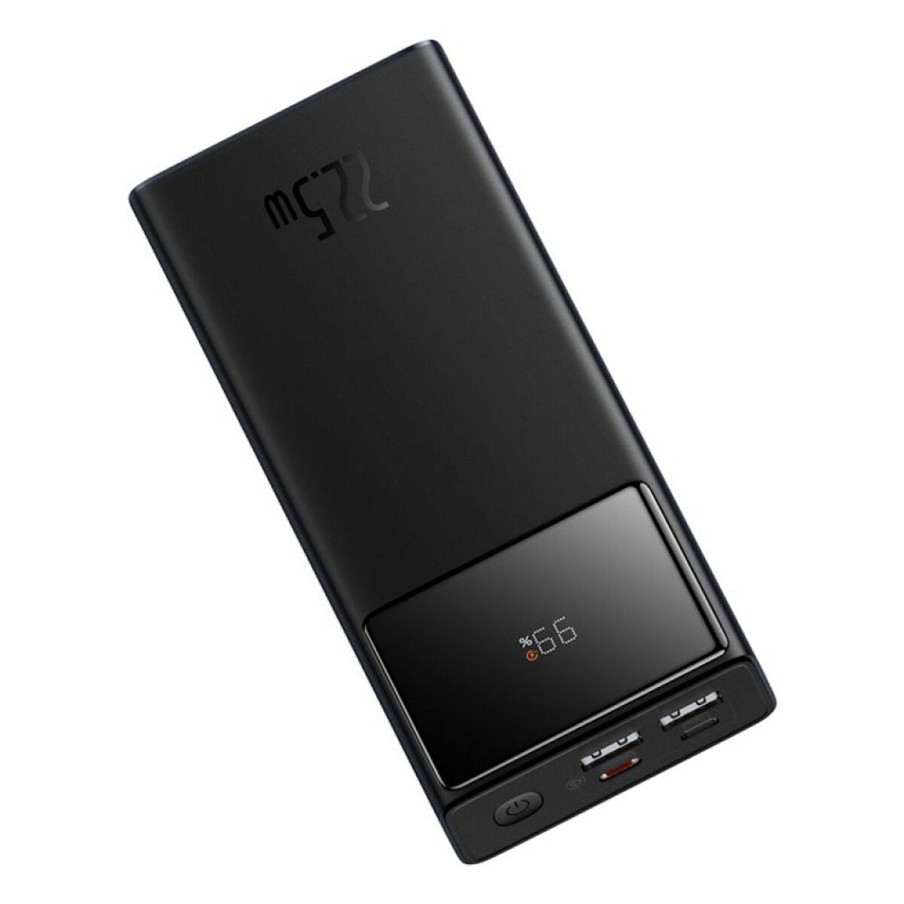 Зовнішній акумулятор Baseus Star-Lord Digital Display Fast Charge Power Bank 20000mAh 22.5W Black Киев - изображение 3