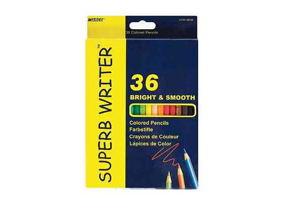 Олівці Superb Writer 36 кольорів №4100-36CB ТМ MARCO   Solmir Київ
