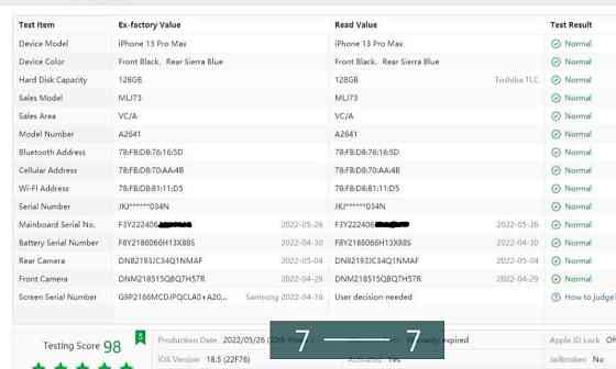 Айфон iPhone 13 Pro Max 128Gb. Sierra Blue Киев