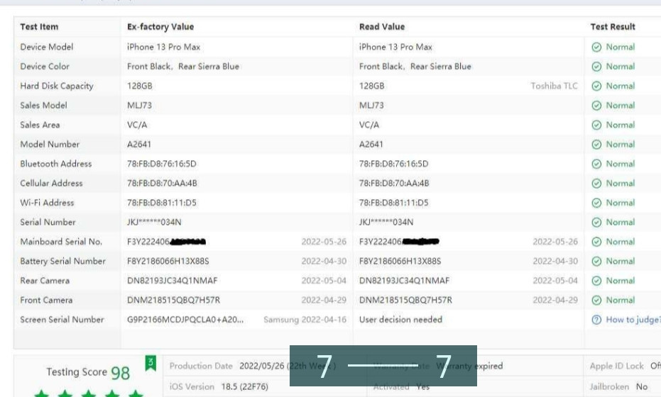 Айфон iPhone 13 Pro Max 128Gb. Sierra Blue Київ - фото 1