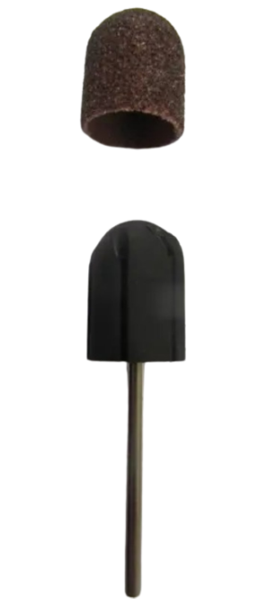 Насадка для фрезера средняя педикюрная в сборе 120 грит. Киев - изображение 1