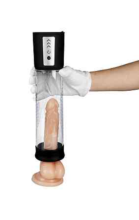 Автоматичний насос Penis Pump Men Automatic прозорий Sex Aura Київ