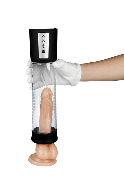 Автоматичний насос Penis Pump Men Automatic прозорий Sex Aura Київ - фото 5