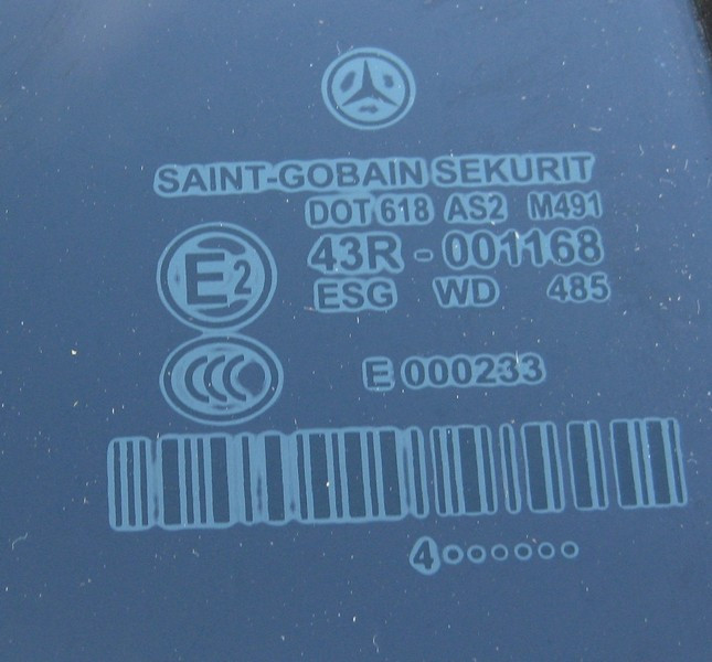 Mercedes-Benz  A2197301055 43R-001168 Глуха кватирка задніх правих дверей CLS C219 Одесса - изображение 2