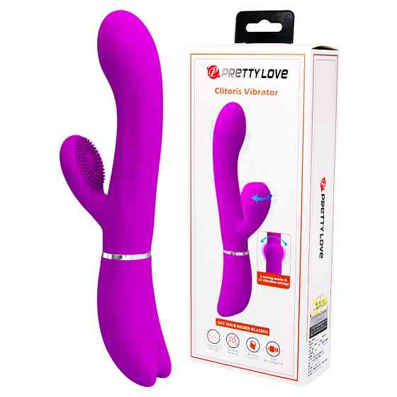 Вібратор - Pretty Love Clitoris Vibrator Purple Sex Aura Київ