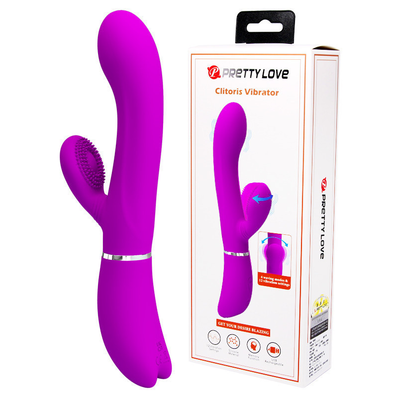 Вібратор - Pretty Love Clitoris Vibrator Purple Sex Aura Київ - фото 1