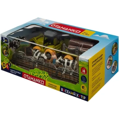 Ігровий набір Otamanko Веселий хутір (трактор із причепом для колод, фермер із коровами) (8806) Вінниця - фото 3